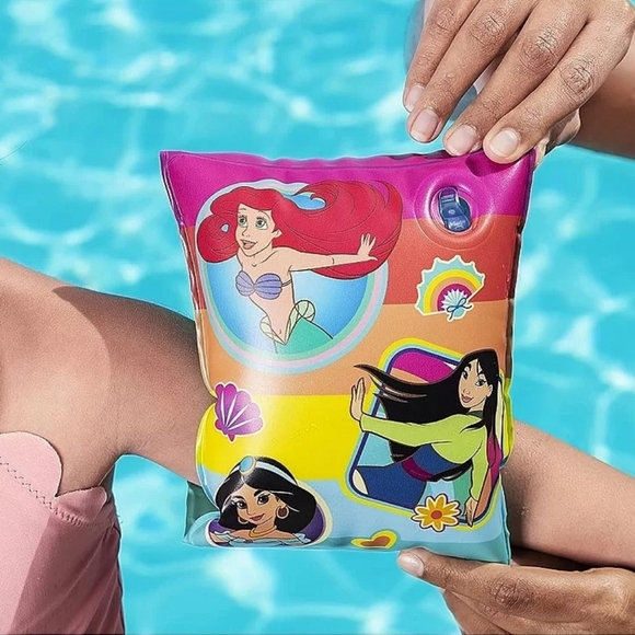 *5/$20* NEW Disney Princess Licensed Swim Arm Bands Ariel Belle Cinderella - Picture 7 of 10